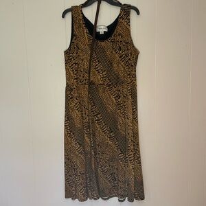 Animal print dress